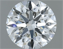 Diamante Natural 0.50 quilates, Redondo , Color G, claridad VVS1 y certificado IGI