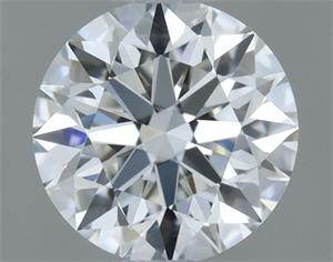 Foto Diamante Natural 0.50 quilates, Redondo , Color G, claridad VVS1 y certificado IGI de