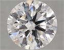 Lab Grown Diamond 3.01 Carats, Round with Excellent Cut, D Color, IF Clarity and Certified by GIA