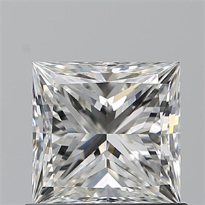 Picture of Natural Diamond 0.90 Carats, Princess with  Cut, H Color, VVS1 Clarity and Certified by GIA