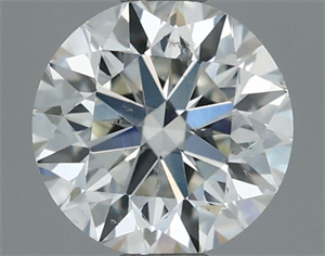 Picture of Natural Diamond 0.70 Carats, Round with Very Good Cut, I Color, SI1 Clarity and Certified by IGI