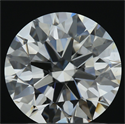 Natural Diamond 1.63 Carats, Round with Excellent Cut, F Color, VS2 Clarity and Certified by GIA