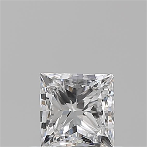 Picture of Natural Diamond 0.52 Carats, Princess with  Cut, E Color, VS1 Clarity and Certified by GIA