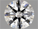 Natural Diamond 0.70 Carats, Round with Excellent Cut, G Color, VS2 Clarity and Certified by GIA