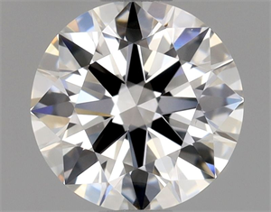 Picture of Natural Diamond 0.70 Carats, Round with Excellent Cut, G Color, VS2 Clarity and Certified by GIA