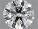 Lab Grown Diamond 1.37 Carats, Round with Ideal Cut, G Color, VS1 Clarity and Certified by IGI