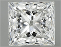 Natural Diamond 0.60 Carats, Princess with  Cut, I Color, SI1 Clarity and Certified by GIA