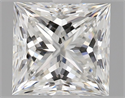 Natural Diamond 0.92 Carats, Princess with  Cut, G Color, VS1 Clarity and Certified by GIA
