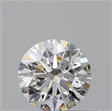 Natural Diamond 0.42 Carats, Round with Excellent Cut, F Color, VVS1 Clarity and Certified by GIA