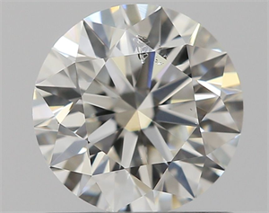 Picture of Natural Diamond 0.76 Carats, Round with Excellent Cut, H Color, SI2 Clarity and Certified by GIA