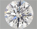Lab Grown Diamond 1.02 Carats, Round with Ideal Cut, D Color, VS1 Clarity and Certified by IGI