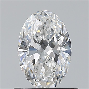Picture of Natural Diamond 0.65 Carats, Oval with  Cut, E Color, VS2 Clarity and Certified by GIA