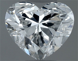 Picture of Natural Diamond 0.60 Carats, Heart with  Cut, G Color, SI1 Clarity and Certified by GIA