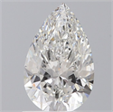 Natural Diamond 0.81 Carats, Pear with  Cut, F Color, VS2 Clarity and Certified by GIA
