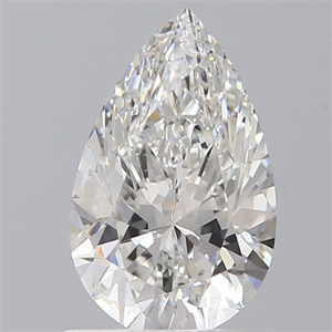 Picture of Natural Diamond 0.81 Carats, Pear with  Cut, F Color, VS2 Clarity and Certified by GIA