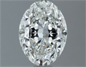 Natural Diamond 1.40 Carats, Oval with  Cut, G Color, SI1 Clarity and Certified by GIA