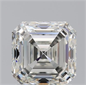 Natural Diamond 1.90 Carats, Asscher with  Cut, I Color, VVS1 Clarity and Certified by GIA