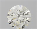 Natural Diamond 0.74 Carats, Round with Excellent Cut, I Color, VVS2 Clarity and Certified by IGI