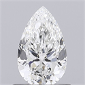 Diamante Natural 0.51 quilates, De pera , Color G, claridad SI1 y certificado GIA