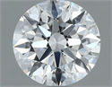 Diamante Natural 0.70 quilates, Redondo , Color F, claridad VS1 y certificado GIA