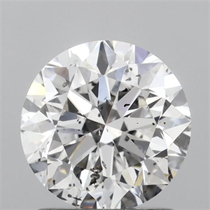 Foto Diamante Natural 1.50 quilates, Redondo , Color D, claridad SI1 y certificado HRD de