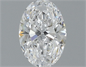 Diamante Natural 0.40 quilates, Ovalado , Color D, claridad VS2 y certificado GIA