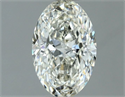 Natural Diamond 0.71 Carats, Oval with  Cut, I Color, VS1 Clarity and Certified by IGI