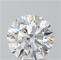 Natural Diamond 1.59 Carats, Round with Excellent Cut, D Color, VVS1 Clarity and Certified by GIA
