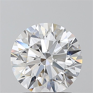 Picture of Natural Diamond 1.59 Carats, Round with Excellent Cut, D Color, VVS1 Clarity and Certified by GIA