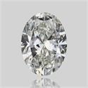 Natural Diamond 0.30 Carats, Oval with  Cut, H Color, VVS1 Clarity and Certified by GIA