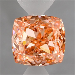 Picture of Lab Grown Diamond 1.56 Carats, CUSHION MODIFIED with  Cut, Fancy Vivid Pink Color, VVS2 Clarity and Certified by IGI