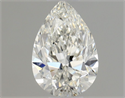 Natural Diamond 0.40 Carats, Pear with  Cut, H Color, VVS2 Clarity and Certified by GIA