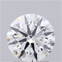 Lab Grown Diamond 4.00 Carats, Round with Excellent Cut, D Color, IF Clarity and Certified by IGI