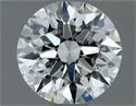 Natural Diamond 0.50 Carats, Round with Excellent Cut, G Color, VS2 Clarity and Certified by IGI
