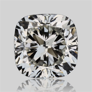Picture of Natural Diamond 0.53 Carats, Cushion with  Cut, I Color, VS2 Clarity and Certified by GIA