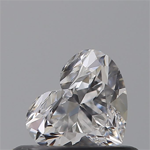 Picture of Natural Diamond 0.41 Carats, Heart with  Cut, D Color, VVS1 Clarity and Certified by GIA
