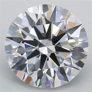 Picture of Lab Grown Diamond 2.02 Carats, Round with Ideal Cut, E Color, VS1 Clarity and Certified by IGI
