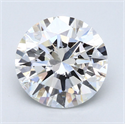 Diamante Natural 4.15 quilates, Redondo , Color F, claridad VVS2 y certificado GIA