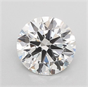 Lab Grown Diamond 1.05 Carats, Round with Ideal Cut, D Color, VVS2 Clarity and Certified by IGI