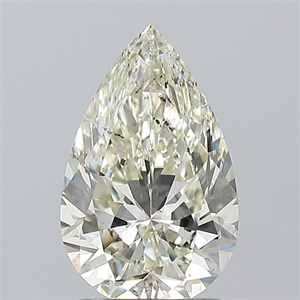 Picture of Natural Diamond 1.51 Carats, Pear with  Cut, L Color, SI2 Clarity and Certified by GIA