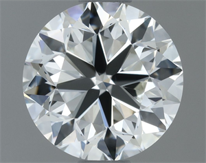 Picture of Natural Diamond 0.90 Carats, Round with Very Good Cut, G Color, VVS2 Clarity and Certified by IGI