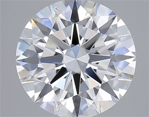 Picture of Lab Grown Diamond 2.19 Carats, Round with Excellent Cut, E Color, VVS1 Clarity and Certified by GIA