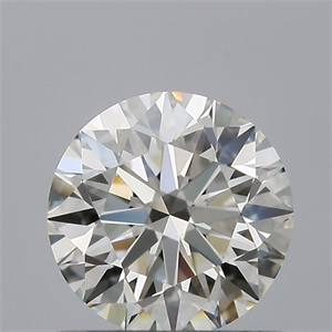 Picture of Natural Diamond 0.70 Carats, Round with Excellent Cut, G Color, VVS1 Clarity and Certified by IGI