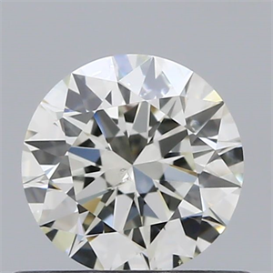 Picture of Natural Diamond 0.51 Carats, Round with Excellent Cut, J Color, SI2 Clarity and Certified by GIA