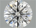 Del inventario de diamantes de laboratorio, 2.09 quilates, Redondo , Color E, claridad VS1 y certificado IGI