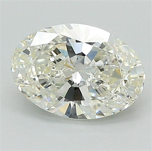 Picture of Natural Diamond 1.20 Carats, Oval with  Cut, J Color, VVS2 Clarity and Certified by GIA