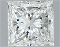 Diamante Natural 1.01 quilates, Princesa , Color H, claridad VS1 y certificado GIA