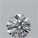 Natural Diamond 0.85 Carats, Round with Excellent Cut, G Color, SI1 Clarity and Certified by GIA