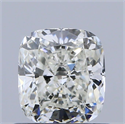 Natural Diamond 0.72 Carats, Cushion with  Cut, J Color, SI2 Clarity and Certified by GIA