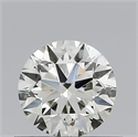 Diamante Natural 0.58 quilates, Redondo , Color I, claridad VVS2 y certificado IGI